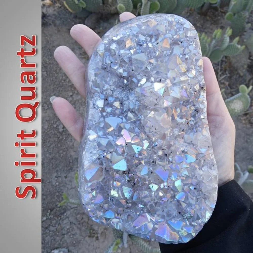 STUNNING! SPIRIT Quartz crystal cluster  01
